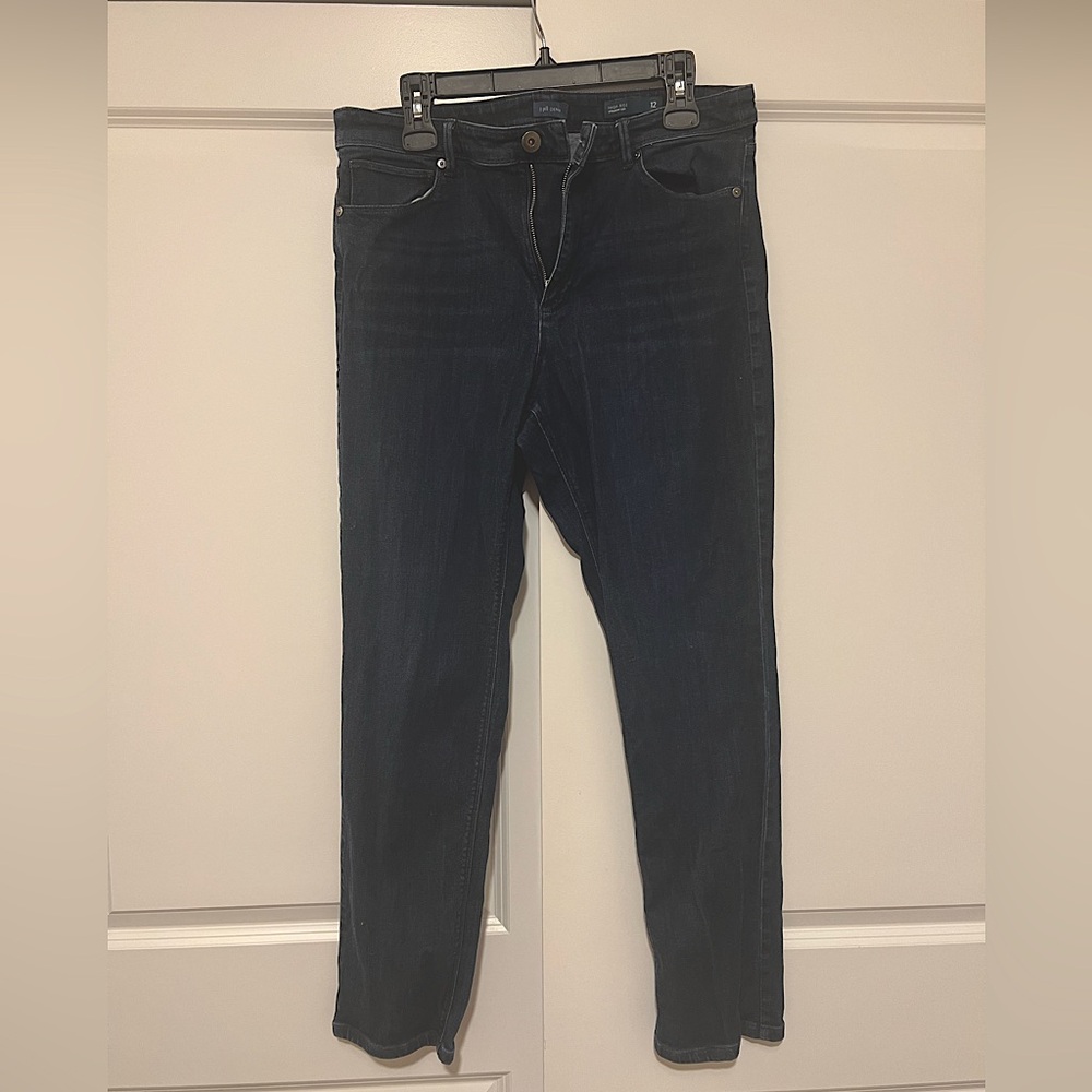 J Jill high waisted straight leg jeans